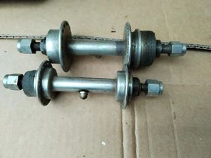 coppia mozzi ingrassatore bici epoca Bianchi Topazio Zaffiro - Foto 1 di 10