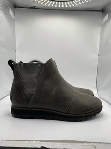 Sorel Women's Harlow Chelsea Ankle Boots Leather Slip On Size 6.5 - Picture 1 of 8