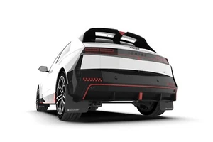 Guardabarros negro Rally Armor con logotipo blanco para Hyundai Ioniq 5 N 2025 - Imagen 1 de 2