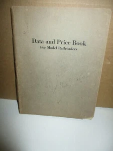 Data and Price Book For Model Railroaders by W. K. Walthers (no date, Paperback - Picture 1 of 3