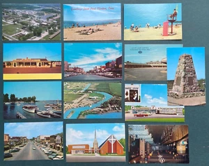 Port Clinton, Ohio Chrome Postcards (13) - Picture 1 of 3