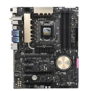 ASUS Z97-DELUXE Motherboard LGA 1150 DDR3 RAM PS/2 HDMI USB 3.0 On-Board Audio - Picture 1 of 18