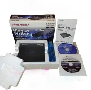 Pioneer BDR-XD04J External USB Blu-ray DVD CD Writer Portable Drive Japan - Afbeelding 1 van 5