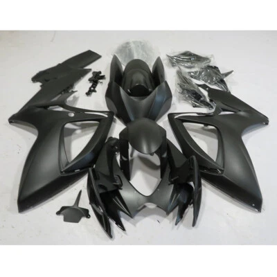 Matte Black Bodywork Fairing Kit Set For Suzuki GSXR600/GSXR750 2006 2007 US - Image 1 of 2
