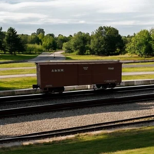Micro-Trains Nn3 Modelo #15114 Austin y North Western 30' Box Car #7049 Nn3 - Imagen 1 de 11