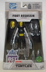 Figura de acción BST AXN Teenage Mutant Ninja Turtles ~ FOOT ASSASSIN (AMARILLO) NUEVO - Imagen 1 de 11