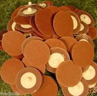 100pc 2 " ROLL LOCK SANDING DISC 80 Grit MADE IN USA Heavy Duty roloc sand inch