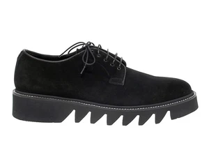 Lace-up shoes CESARE PACIOTTI 54250 N in black suede leather - Men's Shoes - Picture 1 of 5