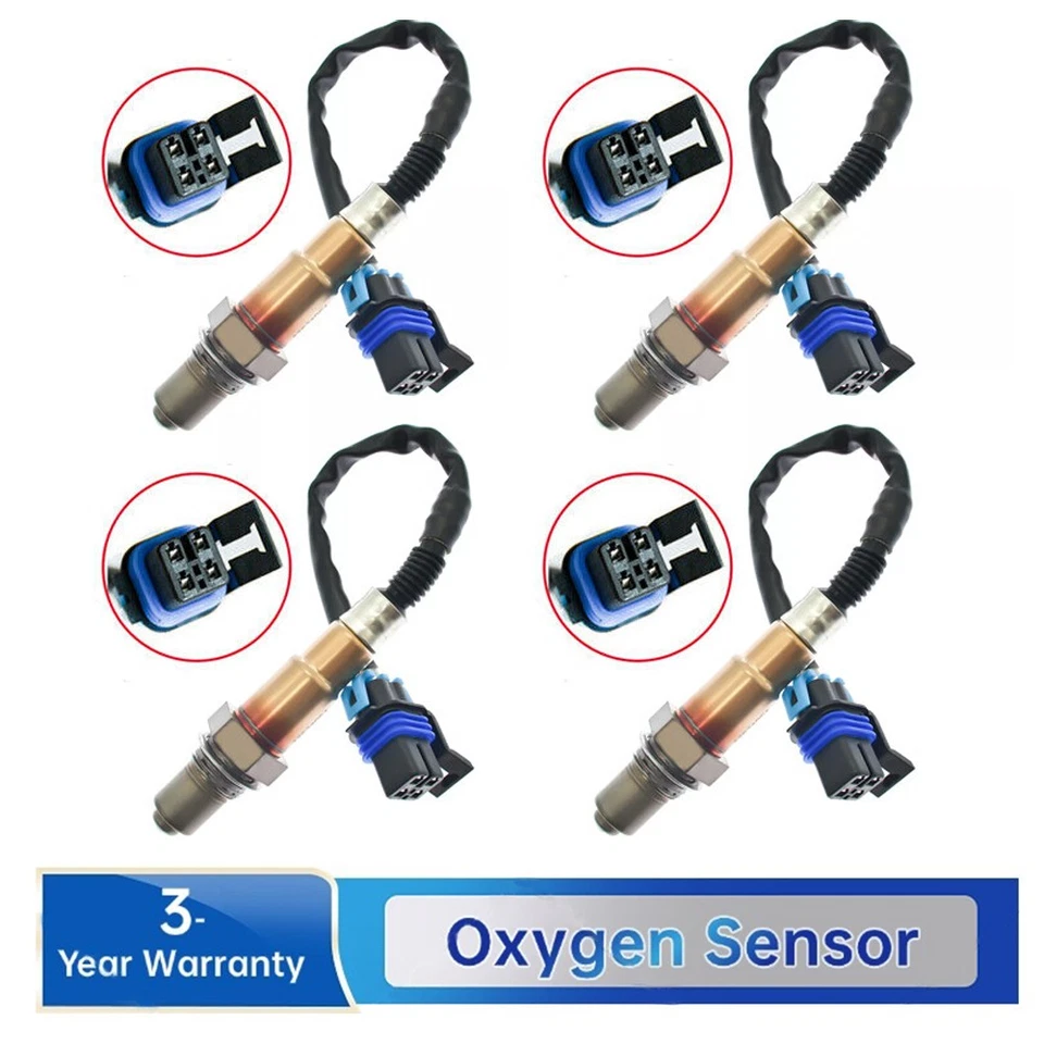 Sensor de oxígeno ascendente y descendente 4 piezas para GMC Acadia 2012 2013 2014 2015 2016 3,6 L Foto 1 de 4