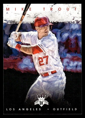 2016 Panini Diamond Kings #91 Mike Trout  Los Angeles Angels - Image 1 of 2