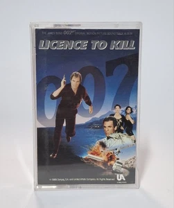James Bond 007 Licence To Kill Cassette Tape - Movie Soundtrack - Picture 1 of 7