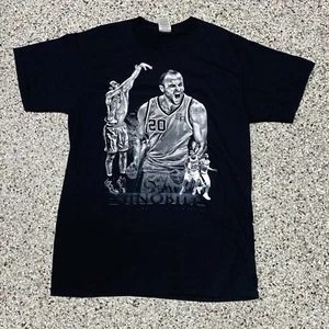 VTG Manu Ginobili T Shirt San Antonio Spurs Men’s Size M Rare 2013 Rap TEE - Picture 1 of 5
