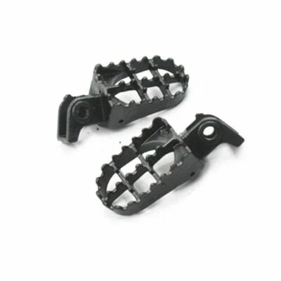 Reposapiés de acero gris para motocicleta Honda CR125 CR250 CR500 1988-1994 Foto 1 de 4