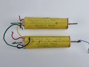 Elliott Bros 2 Pcs Vintage Sealed Contact Reed Relay ERP PT 30360 - Imagen 1 de 17