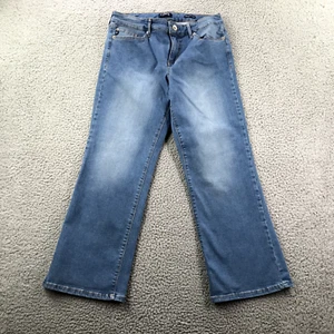CHAPS Women's Size 8/29 Mid Rise Light Stretch Denim Mid Rise Crop Kick Jeans - Picture 1 of 17