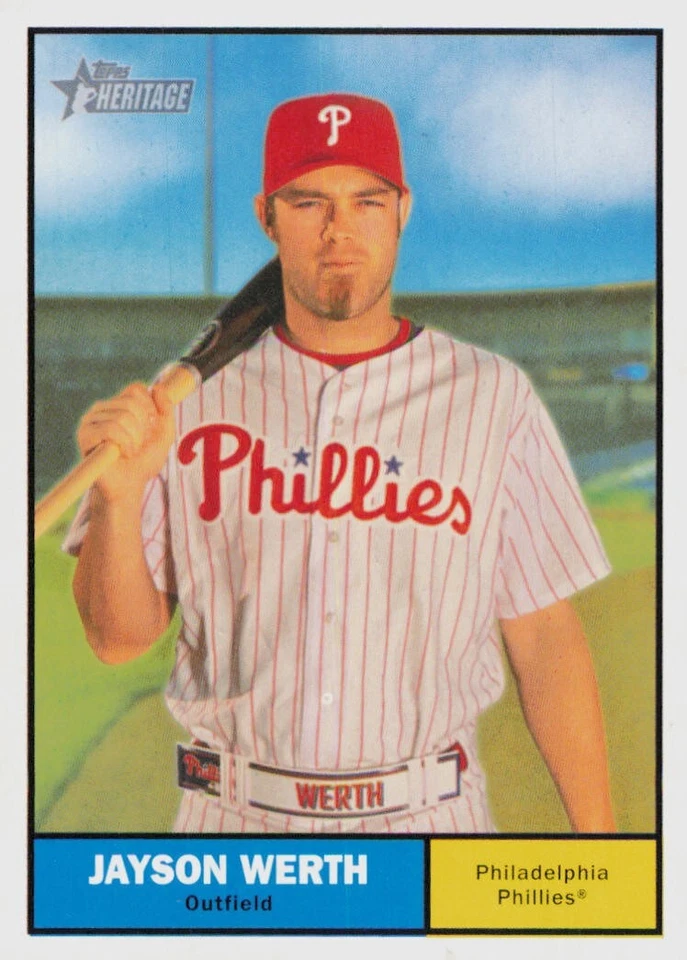2010 Topps Heritage Baseball Jayson Werth #78 - Image 1 of 2