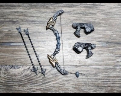 Custom 1/12 scale Predator HG bow set with copper accents - Image 1 of 2