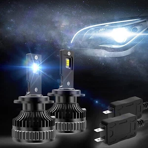 Par de Bombillas LED Faros D2S D2H Kit de Conversión Luz Alta Baja 6000K Súper Blanco - Imagen 1 de 12