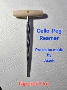 Cello Hole Reamer - Precision Made by Juzek, NEW - Picture 1 of 2