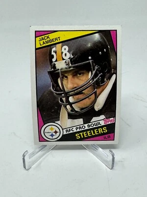 1984 Topps Football Jack Lambert Card #167  EX - Image 1 of 2