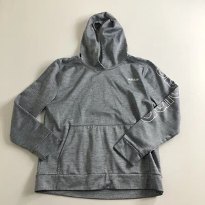 ADIDAS Logo Hoodie Sweatshirt Youth Boys Size XL 18/20 Gray - Picture 1 of 5