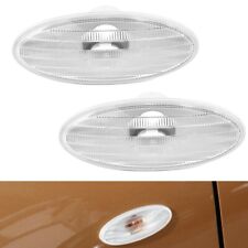 1 Pair For Nissan MARCH III K12 Clear LED Fender Turn Signal Side Marker Lights