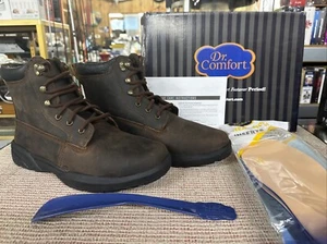 NEW DR COMFORT BOSS MENS WORK BOOT 9520 CHESNUT SZ 11 W MSRP $176 - Picture 1 of 6