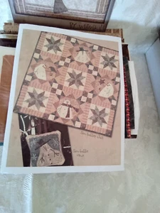 Kit de edredón colgante de pared Snowbuddies de Red Rooster Fabrics Whimsicals + libro NUEVO - Imagen 1 de 8