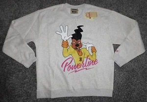 RSVLTS Para hombres Disney's A Goofy Película "Powerline" Sudadera Cuello Redondo NUEVA Talla 2XL - Imagen 1 de 5