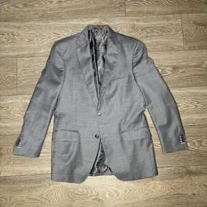 Peter Millar Herren Gr. 36R Grau Wollmischung Sport Mantel Blazer 2 Knopf Anzug Jacke - Bild 1 von 14