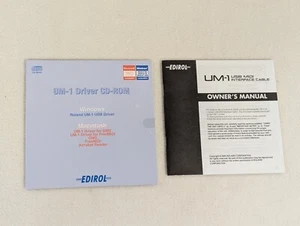 Roland OMS FreeMIDI Acrobat UM-1 Edirol Driver CD-ROM Windows & Mac - Picture 1 of 3