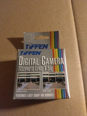 Tiffen Telephoto Converter 1.5X 37mm Auxiliary Lens + Case. - Image 1 of 3