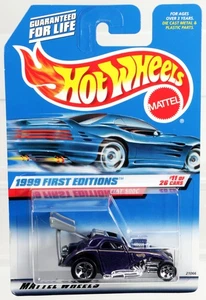Hot Wheels Fiat 500C 1999 First Editions Series - 21066 NRFP Purple 1:64 - Picture 1 of 4