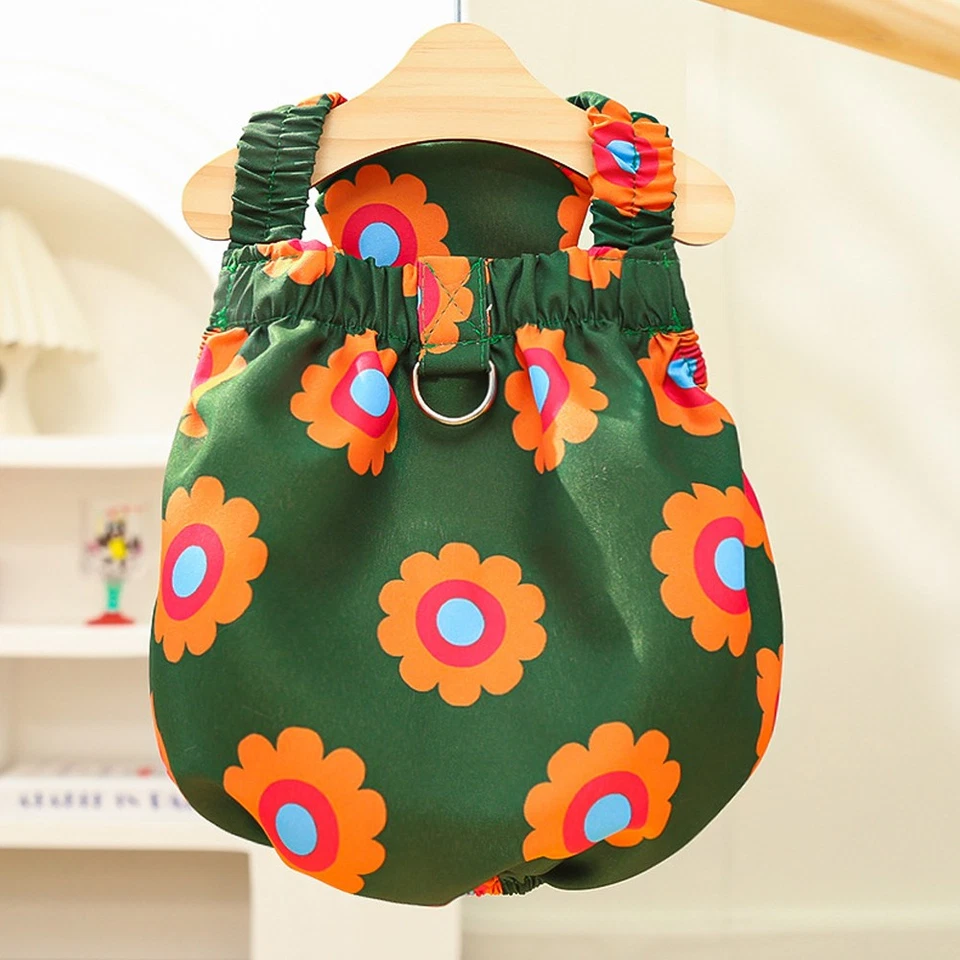 Cat Dog Apparel Dog Sleeveless Vest Floral Suspender Pet Clothes Puppy T Shirt Ñ - Image 1 of 4