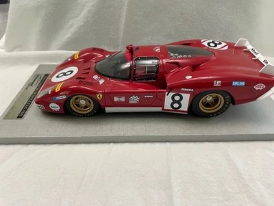 Tecnomodel 1/18 Ferrari 512S Coda Lunga 1970 LeMans TM-18-04C Car #8 - Image 1 of 4