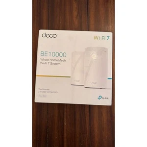 TP-Link Deco BE10000 Whole Home Mesh WiFi 7 System - 2.5 Gbps - 2 Pack - Afbeelding 1 van 6