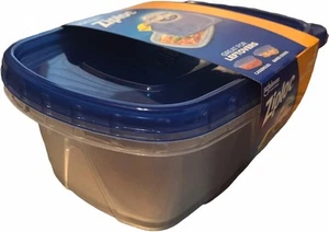 Ziploc Contenitori Grandi Rettangolari 9 Tazze con Coperchi, 2 Conteggi 2 Qt, Trasparente - Foto 1 di 1