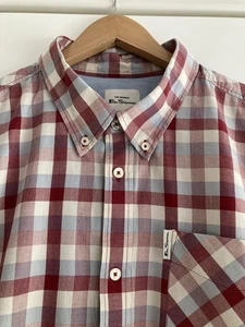 Ben Sherman Shirt 2xl Xxl 26 Inch Pit To Pit - Picture 1 of 5