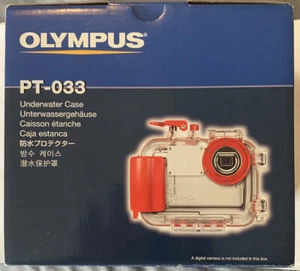 Estuche transparente impermeable para cámara subacuática Olympus pt-033 para Olympus Stylus 720 SW - Imagen 1 de 4