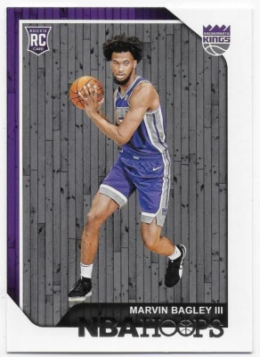 2018-19 Hoops #258 Marvin Bagley III RC - Sacramento Kings - Image 1 of 2