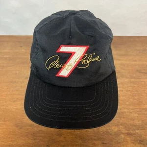 Gorra de Colección Geoff Bodine #7 NASCAR Negra Algodón Snapback Talla Única EE. UU. - Imagen 1 de 6