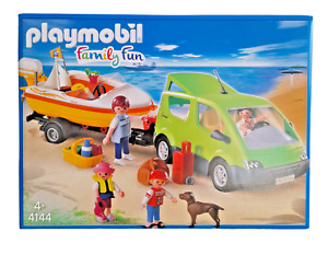 Playmobil Familyvan mit Bootsanhänger 4144 Family Fun NEU OVP