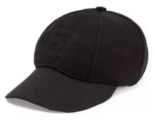 NWT Fendi Logo Baseball Cap Hat Navy One Size Italy - Picture 1 of 10