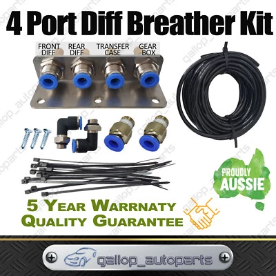 Breather Kit 101 4 point diff gearbox fit for Nissan Patrol GU GQ universal - image 1 of 4