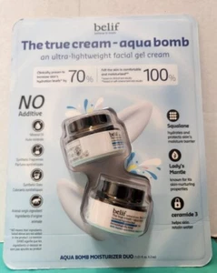 Belief Aqua Bomb Ultra Lightweight Facial Gel Cream 1.01oz/30ml Pack Of 2 - Picture 1 of 2