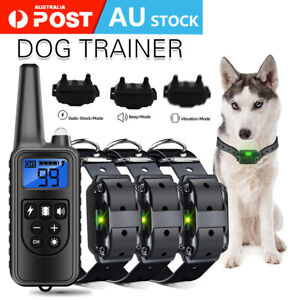Anti-Bark Electric Shock Pet Dog Training E-Collar USB Obedience Remote Control
