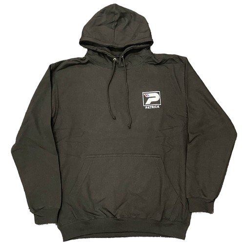 VETEMENTS Felpa classica con cappuccio Patrick da uomo nera media UK PREZZO DI LISTINO £ 39 99