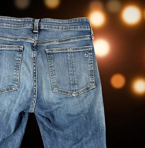 Rag & Bone Jeans Women 26 "Cate" Mid Rise Skinny Med Wash Fade Street Whisker - Bild 1 von 14