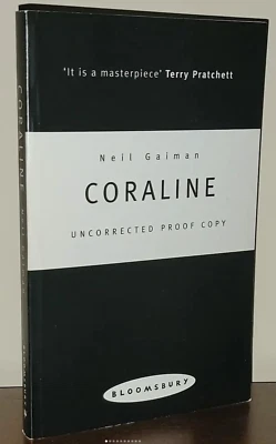 2002 CORALINE UNCORRECTED PROOF COPY SIGNED NEIL GAIMAN & DAVE MCKEAN Foto 1 de 4