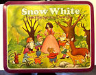 Snow White & The Seven Dwarfs Metal Lunch Box 70/80S Lunchbox Rare Ohio Art